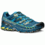 La Sportiva Ultra Raptor Trail Running Shoe - Men's-Blue/Sulphur-41.5
