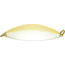 Lake Clear Wabbler Attractor Spoon, #3 1/2 &amp; 1/2 3in No Hook, 1/4oz, Silver/Gold, LCW3HSG-HHSG