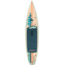 Latitude 44 Cascade Paddle Board Paulownia Wood, T6-TEC Construction, 12in, Green, Wood, L44CAS12