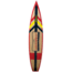 Latitude 44 Metolius Paddle Board, Pine Wood, T6-TEC Construction, 12,6in, Red, Black, Yellow, Wood, L44MET126