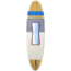 Latitude 44 Pacific Paddle Board CAD Designed Shape, T-TEC Construction, 11in, Blue, Red, Wood, L44PAC11