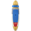 Latitude 44 Pacific Paddle Board CAD Designed Shape, T-TEC Construction, 11in, Blue, Red, Wood, L44PAC11