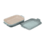 Le Creuset Rectangular Dish w/ Platter Lid, Sea Salt, 14 3/4x9x2 1/2in, ST01043000717002