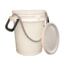 Lee Fisher International Handy Bucket White w/Rope Handles, BUCKET/HANDLE/WH