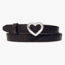 Lejon Corazon Leather Belt - Womens, Black, Large, VB-26121-LRG