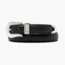 Lejon Magnolia Leather Belt - Womens, Black, Extra Large, VB-10001-XL