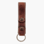Lejon Snap Leather Keychain, Saddle, VB-615