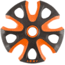 Leki Big Mountain Ski Basket-Black/Orange