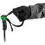 Leki Neolite Airfoil Ski Poles, Black/Green, 115, 64948242-115
