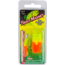 Leland Trout Magnet 9 Pc. Pack, 1/64 oz, 7 Bodies and 2-1/64 oz Size 8 Jigheads, Chartreuse And Orange, 87632