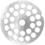 LEM Products #20/22 Grinder Plate - 3/8in Hole Size, Stainless, 050SS