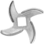 LEM Products #32 Grinder Knife, Stainless Steel, 487SS