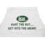 LEM Products Apron - Hunt the Rut Get Into the Grind, White, 1140