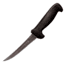 LEM Products Mundial 5in Curved Narrow Semi-Flex Knife, High-Carbon Stain Free Steel Blade, Polypropylene Black Handle, 90