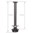 Leofoto DC-364C Carbon Fiber Center Column for 75mm Bowl Tripods, Black, DC-364C