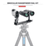 Leofoto FDM-01 Binocular Rangefinder Rail Kit, 23 cm, Black, FDM-01