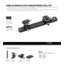 Leofoto FDM-03 Binocular Rangefinder Rail Kit, 32 cm, Black, FDM-03