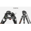 Leofoto Gitzo 5 Series and LM/N-4 Series BA-100 100mm Half-Bowl Video Head Adapter, Black, BA-100