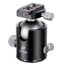 Leofoto HB-70 70mm Pro Heavy-Duty Ball Head w/Quick Release Plate &amp; Case, Black, HB-70