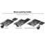 Leofoto LCH-3Kit Ultimate Laptop Tray Kit, 1/4 and 3/8, Black, LCH-3-Kit