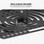 Leofoto LCH-3S Ultimate Laptop Tray, 1/4'' and 3/8'', Black, LCH-3S