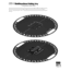 Leofoto LCH-4 Multi-Functional Folding Tray, Arca, 1/4, 3/8, Black, LCH-4