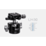 Leofoto LH-30 Low Profile Ball Head &amp; QR Plate. Arca, Black, LH-30