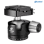 Leofoto LH-36LR Ball Head w/ LR-50 Lever Release Clamp, Arca, Black, LH-36LR