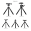 Leofoto MT-03/LH-25 Mini Tripod w/ Mini Ball Head Kit and Bag, Black, MT-03+LH-25
