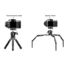 Leofoto MT-04/LH-30 Folding Aluminum Mini Tripod w/ Ball Head Set and Bag, Black, MT-04+LH-30