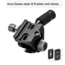 Leofoto SW-02 Mini Fluid Head for Binoculars, Arca Swiss, Black, SW-02