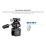 Leofoto WN-01/SW-01 Car Window Clamp Kit, Windows Mounting Head for Binoculars/ Lens and Camera, Black, WN-01+SW-01