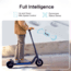 LEQI Smart Electric Scooter, White, Medium, A8-WHITE