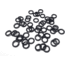 Lethal Weapon Lure Co 50-pack of Replacement O-Rings, black, LWTa50