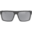 Leupold Becnara Sunglasses, Matte Black/Gloss Black Frame, Square Shadow Gray Flash Lens, Polarized, Regular-Wide, 179102