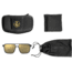 Leupold Bridger Sunglasses, Matte Black Frame, Bronze Mirror Lens, 182675