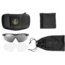 Leupold Sentinel Shooting Glasses, Matte Black Frame, Shadow Gray Flash Lens, 182669
