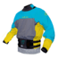 Level 6 Duke Drytop - Men's, Steel Blue/Bright Yellow, M 23153.02.100