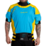 Level Six Mens Chochee 3 Layer Short Sleeve Dry Top, Steel Blue/Bright Yellow, Extra Small, GMT-CHOC-ST-XS