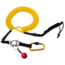 Level Six Quick Release Coil SUP Leash, Yellow, SAP-QRCL-YE