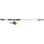 Lew's MACH 1 Spinning Rod, 7ft 2in, 2-PC IM7 Graphite Rod w/ Medium-Heavy  and Fast, Winn Dri-Tac Split-Grip, Graphite Skeletal Reel Seat, White/Black/Green, M172MHS-2