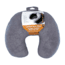 Lewis N Clark Fiber Fill Neck Pillow-grey 490GREY