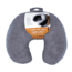 Lewis N Clark Fiber Fill Neck Pillow-grey 490GREY