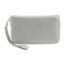 Lewis N Clark Fine Leather RFID-Blocking Wristlet Bag, Gray, 7051GRY