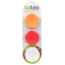 Lewis N Clark GoTubb 3-Pack, Medium, (2oz), Clear/Orange/Red HG0224