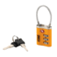 Lewis N Clark Travel Sentry Combo Lock with Keys, Orange TSA44ONG