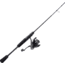 Lew’s American Hero Spinning Reel and Rod Combo, 6ft 6in 2-PC Medium  Fast IM6 Graphite Rod, SZ 200 Reel, 4+1 Bearings, 6.2-1 Ratio, Speed Gears, Gray/Black/Blue, AH2066MSG2-2