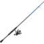 Lew’s American Hero Spinning Reel and Rod Combo, 6ft 6in 2-PC Medium  Fast IM6 Graphite Rod, SZ 200 Reel, 4+1 Bearings, 6.2-1 Ratio, Speed Gears, Gray/Black/Blue, AH2066MSG2-2