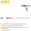 Lew’s American Hero Tier 1 Spinning Rod, 7ft 2in, 1-PC, Medium, Fast, AHT172MFS