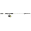 Lew's MACH 1 Spinning Rod, 7ft 2in, 2-PC IM7 Graphite Rod w/ Medium-Heavy  and Fast, Winn Dri-Tac Split-Grip, Graphite Skeletal Reel Seat, White/Black/Green, M172MHS-2